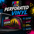 Perforated Vinyl **3 TO 5 BUSINESS DAY TAT**