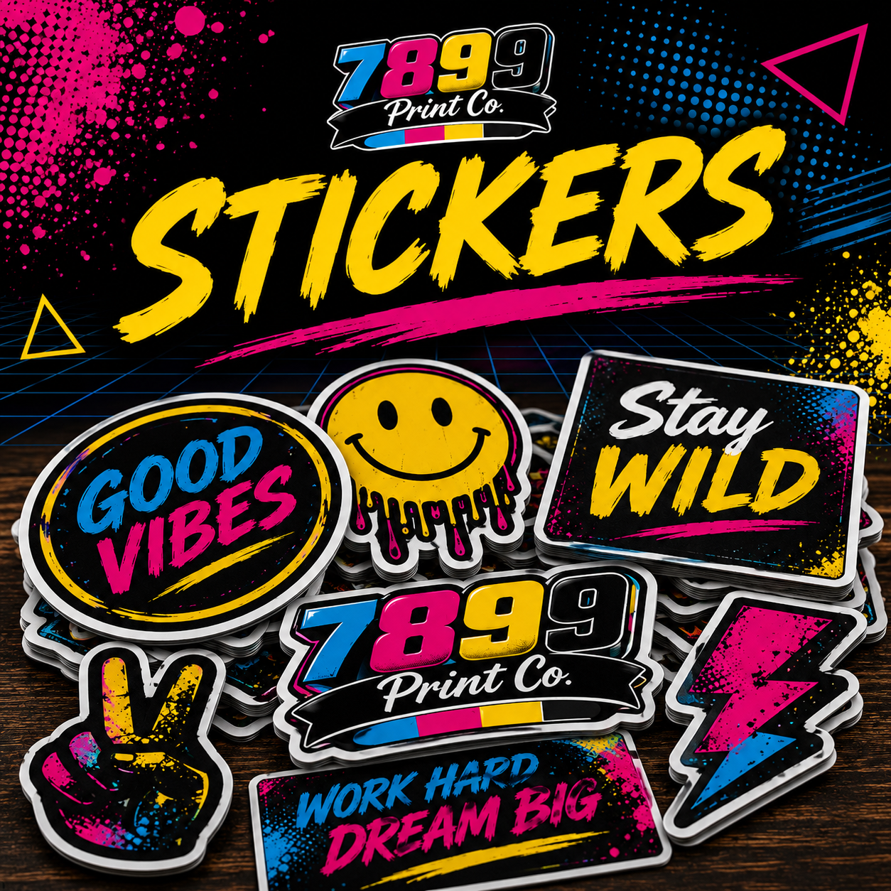 Die Cut Stickers **1 TO 2 BUSINESS DAT TAT**