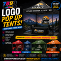 Logo Pop Up Tents **7 TO 10 BUSINESS DAY TAT**