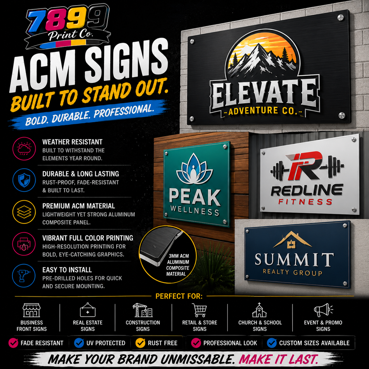 ACM Signs **5 TO 7 BUSINESS DAY TAT**